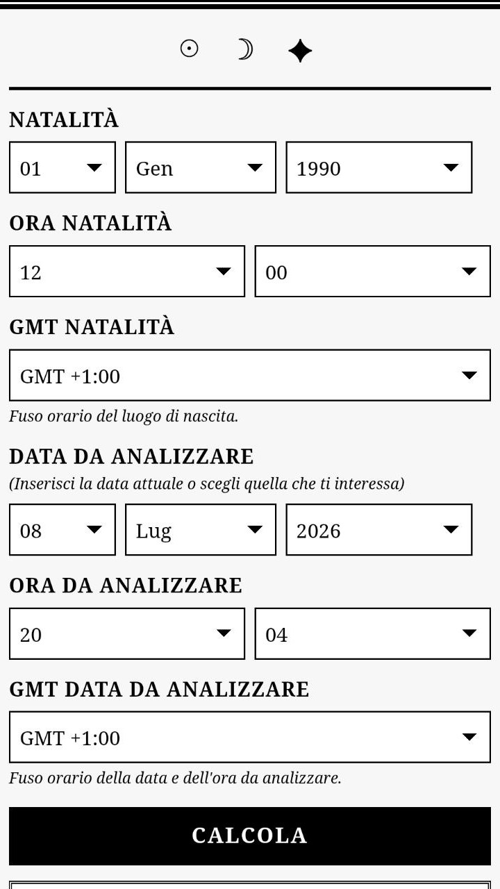 Astrologia delle vincite Screenshot